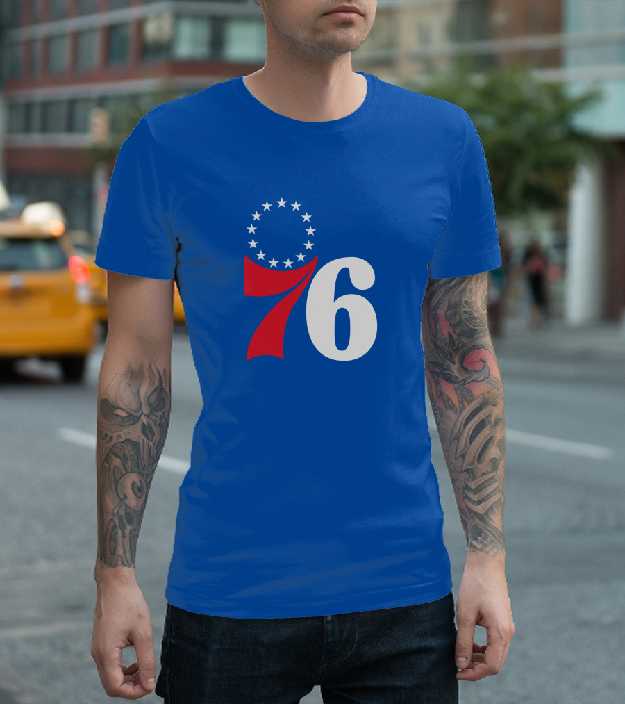 Philadelphia 76ers Furkan Korkmaz Stars T-Shirt