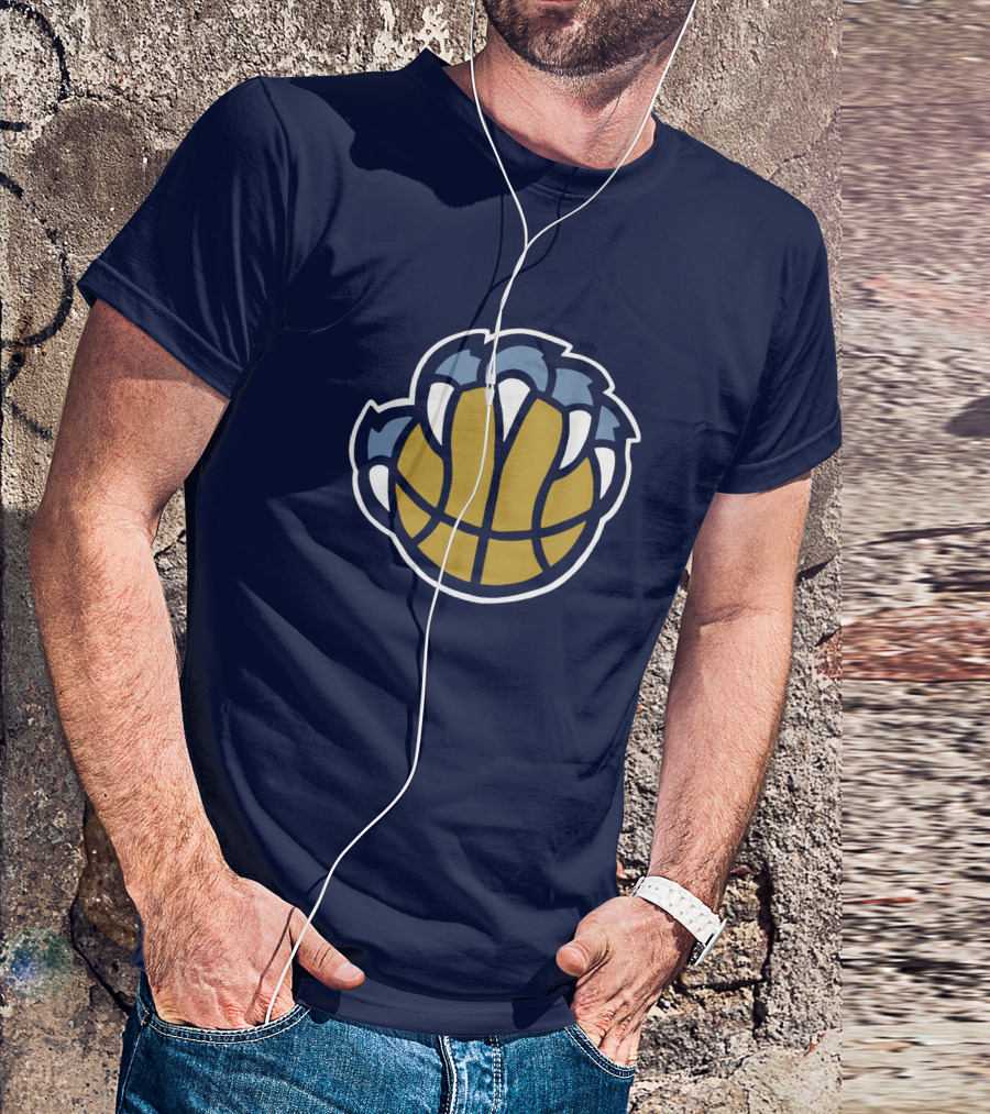 Homage Shop Memphis Grizzlies Molly Morrison Basketball Claw T-Shirt