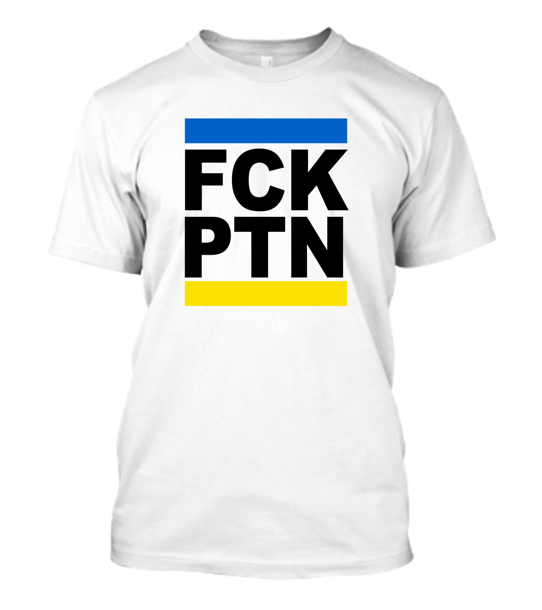 FCK PTN Blue Yellow Stripes T-Shirt