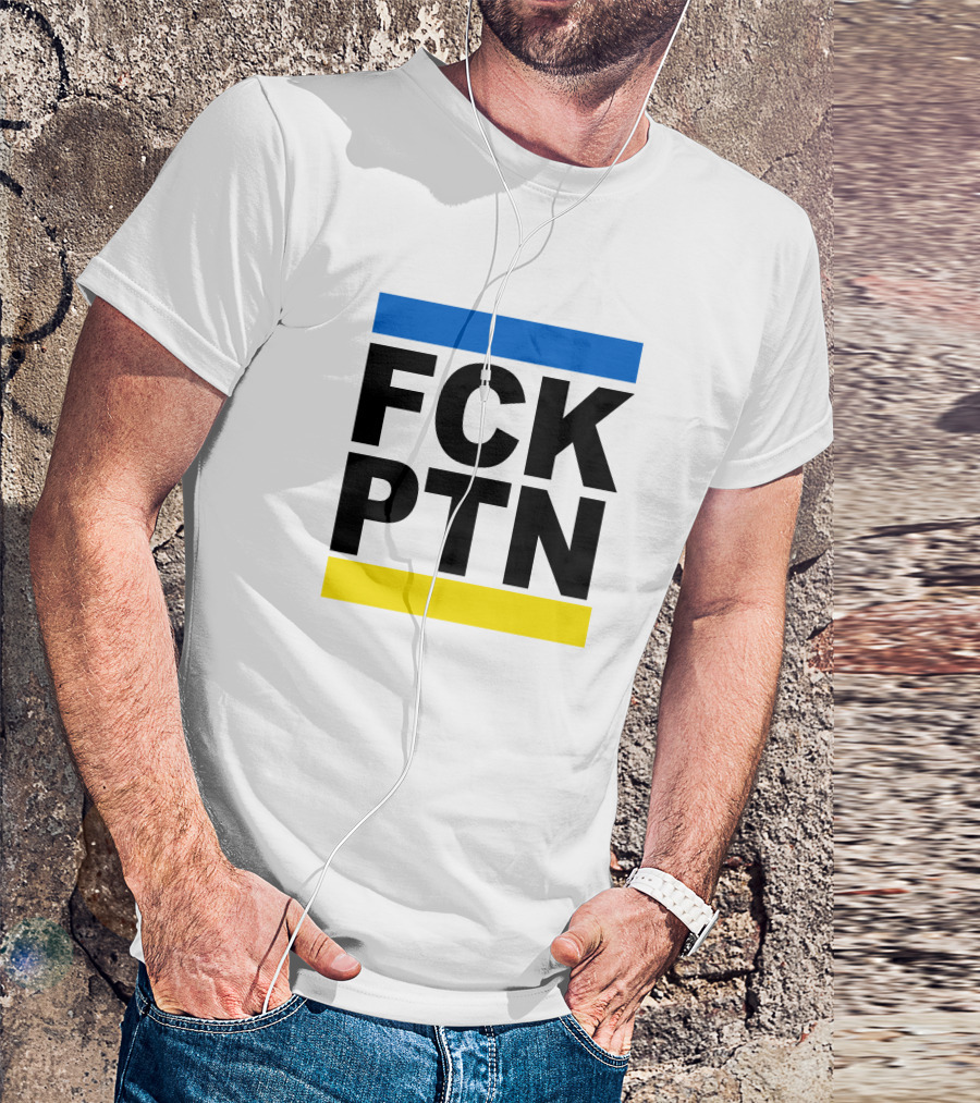 FCK PTN Blue Yellow Stripes T-Shirt