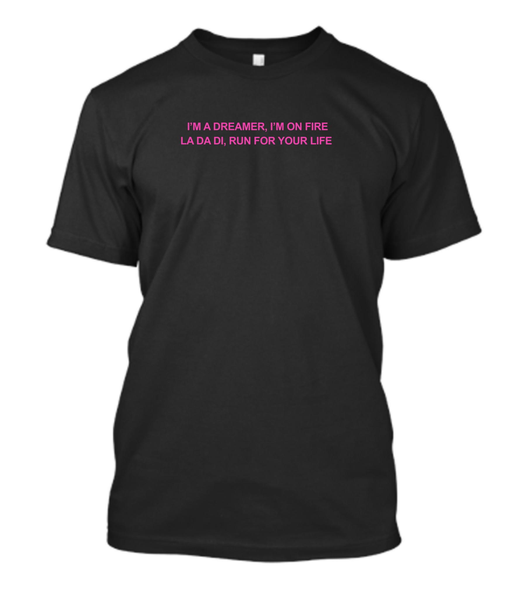 Nessa Barrett Merch I'm A Dreamer I'm On Fire La Da Di Run For Your Life T-Shirt