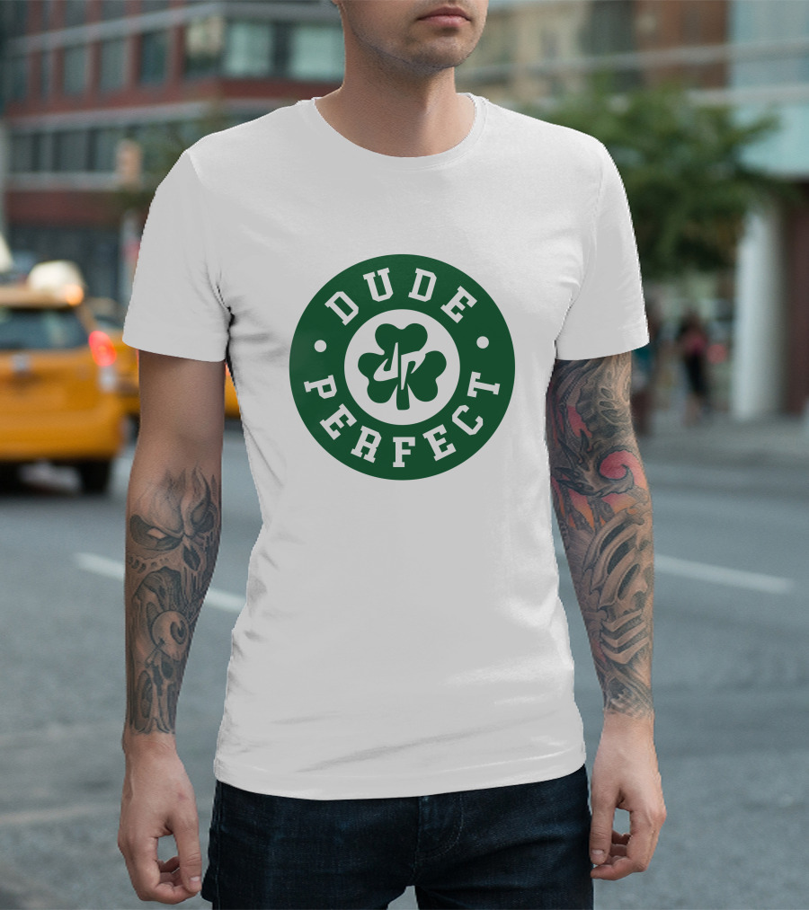 Dude Perfect Clover Logo Luck Merchandise T-Shirt