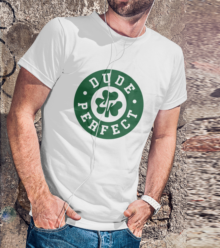 Dude Perfect Clover Logo Luck Merchandise T-Shirt