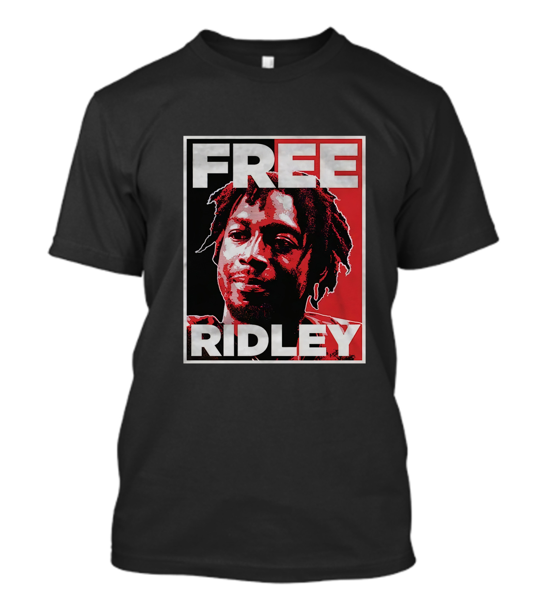 Free Ridley Poster Style Image With Text T-Shirt