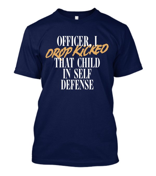 Technoblade Merch Officer I Drop Kicked That Child In Self Defense T-Shirt