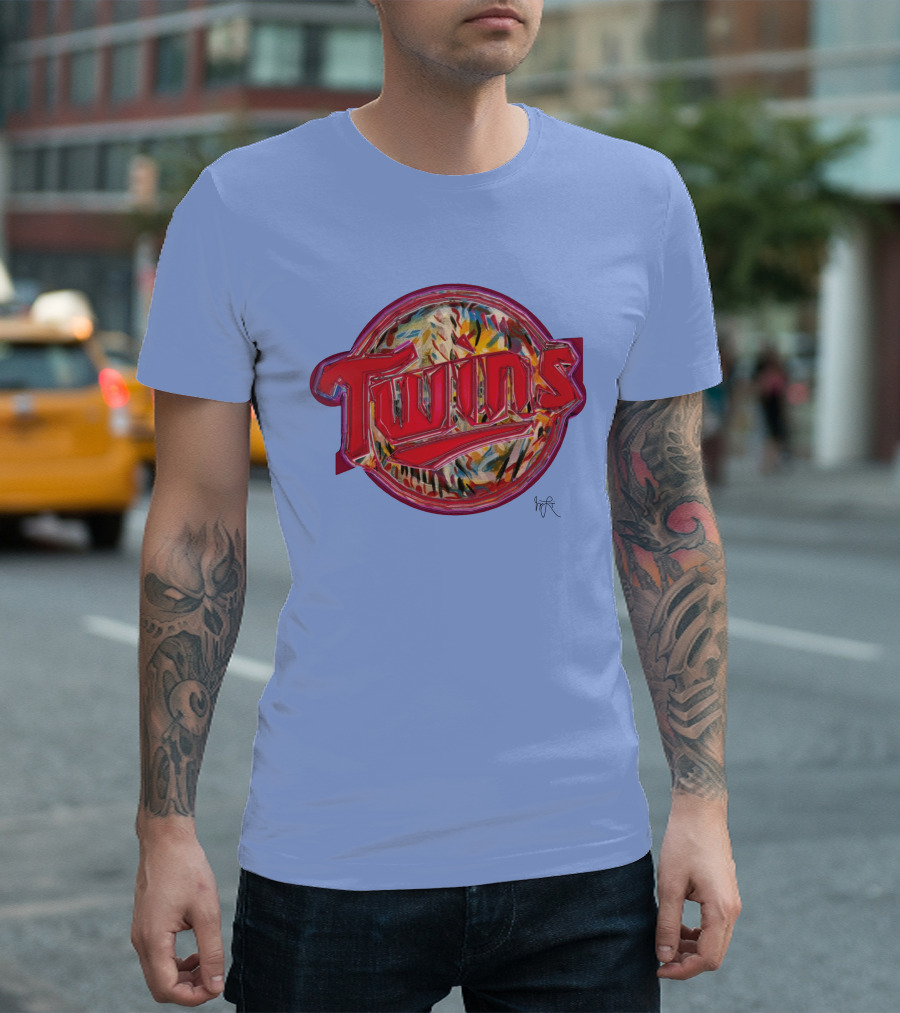 Twins Jimmy Longoria Local Artist Minnesota Baseball T-Shirt