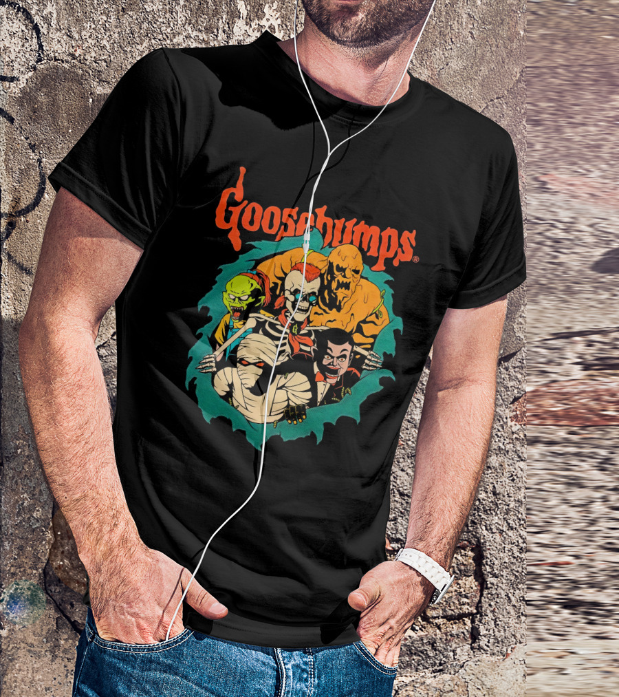 Goosebumps Creepy Co Mummy Monsters Retro Horror T-Shirt