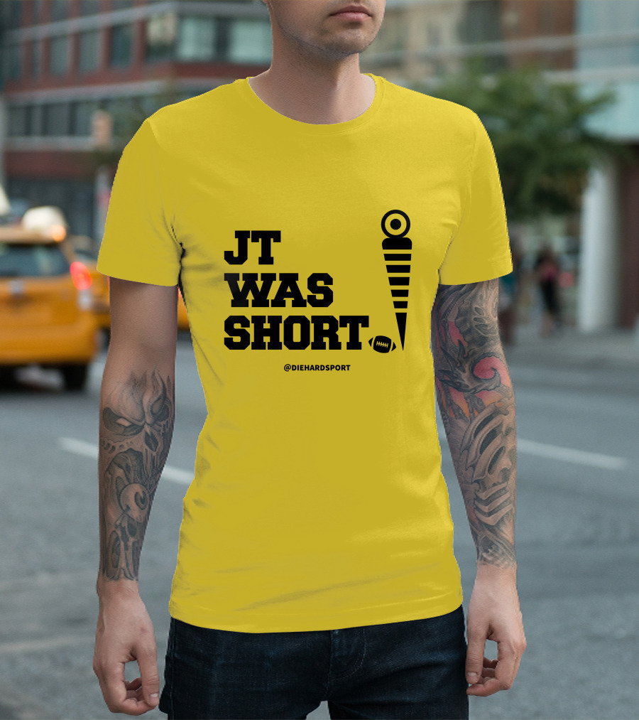 JT Was Short @DiehardSport Football Marker T-Shirt