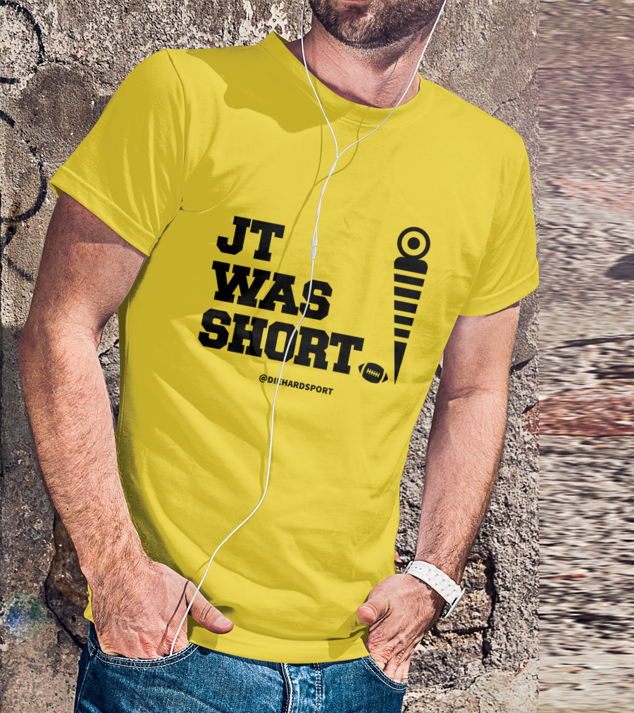 JT Was Short @DiehardSport Football Marker T-Shirt