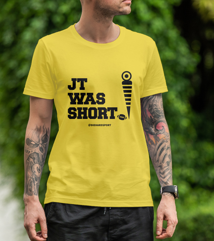 JT Was Short @DiehardSport Football Marker T-Shirt