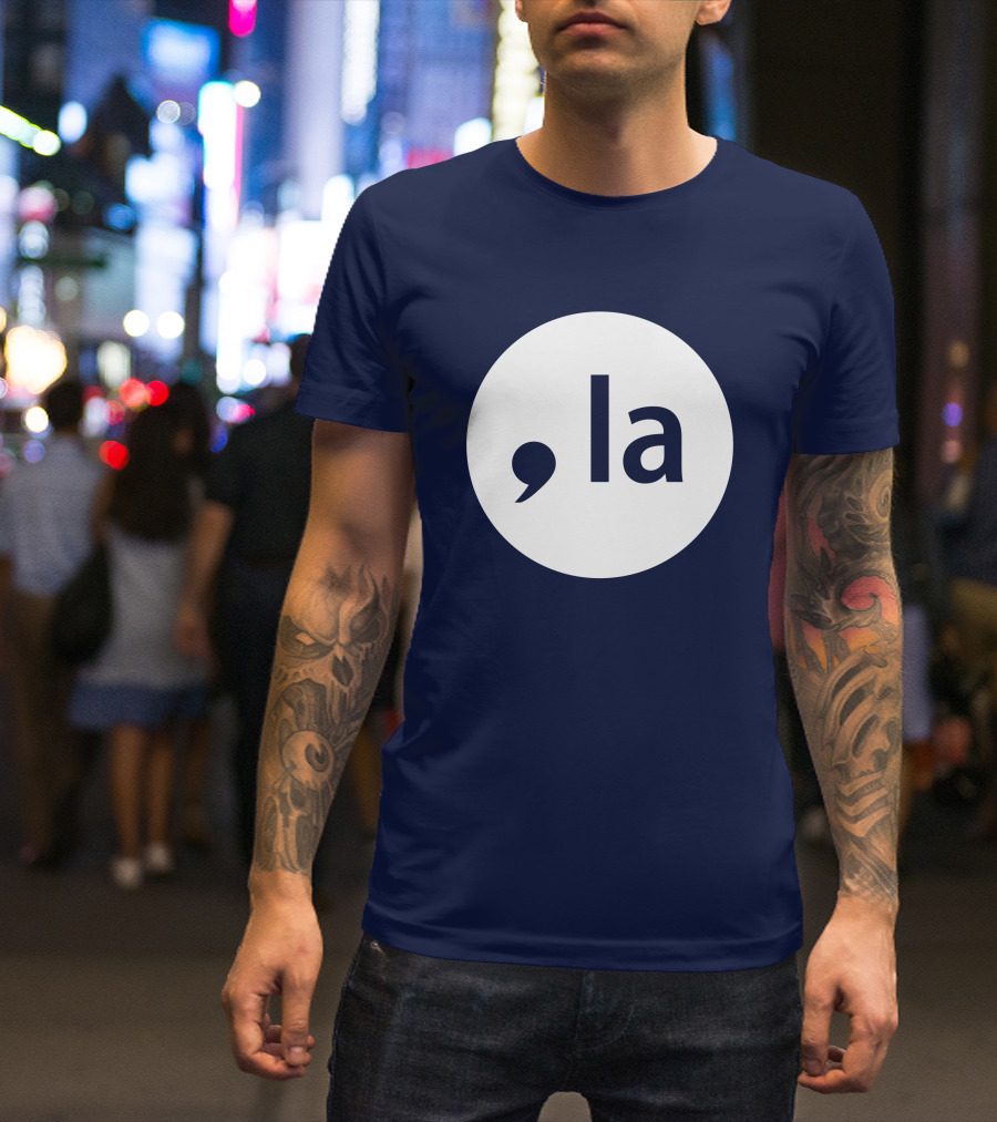 Comma La Elzey Quirky Text T-Shirt