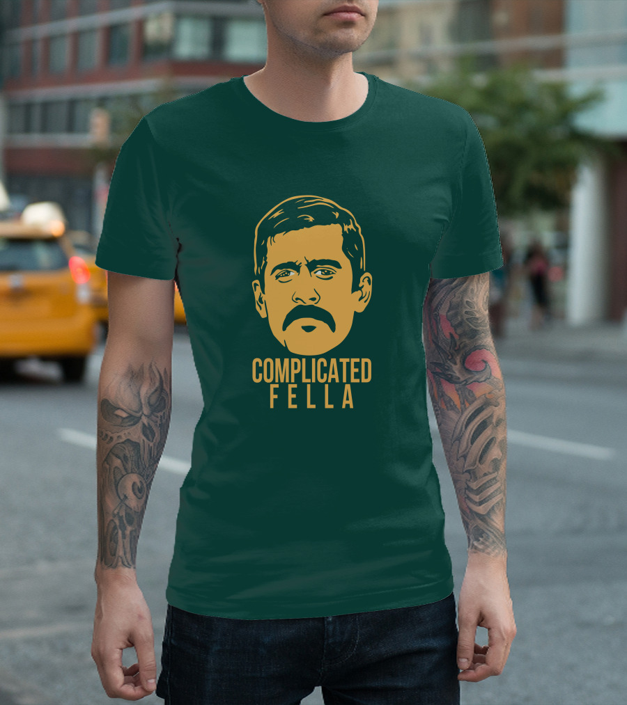 Cheeseheadtv Go Pack Go Complicated Fella Keefersport Packers Aaron Rodgers T-Shirt