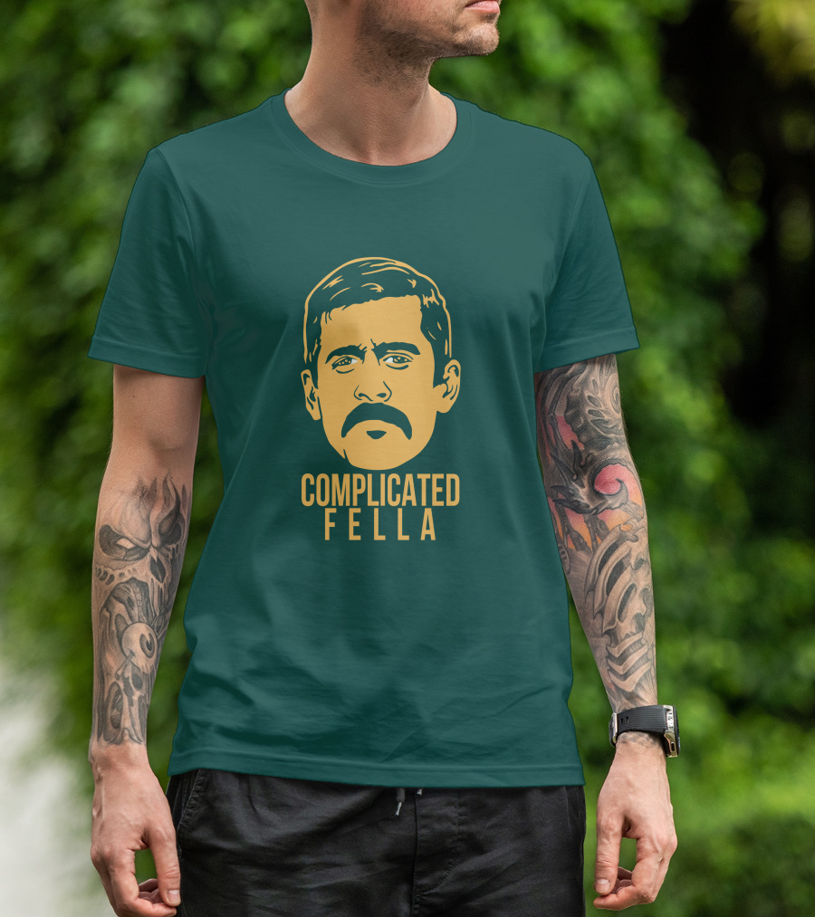 Cheeseheadtv Go Pack Go Complicated Fella Keefersport Packers Aaron Rodgers T-Shirt