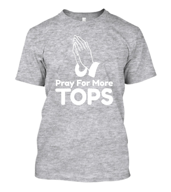 Pray For More Tops Bearly There Hands In Prayer T-Shirt