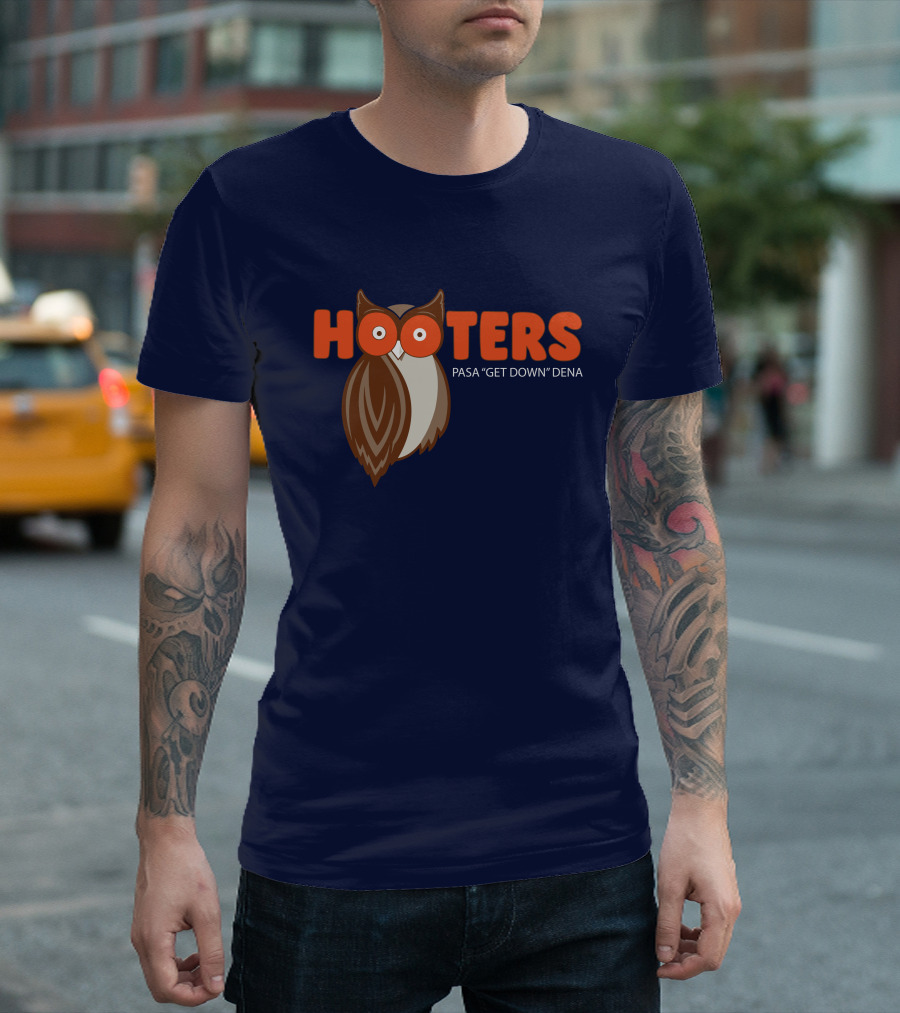 Michael Schwab Cristian Javier Hooters Owl Pasa Get Down Dena T-Shirt
