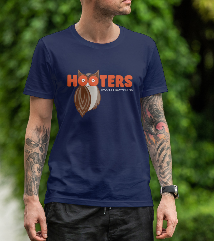 Michael Schwab Cristian Javier Hooters Owl Pasa Get Down Dena T-Shirt