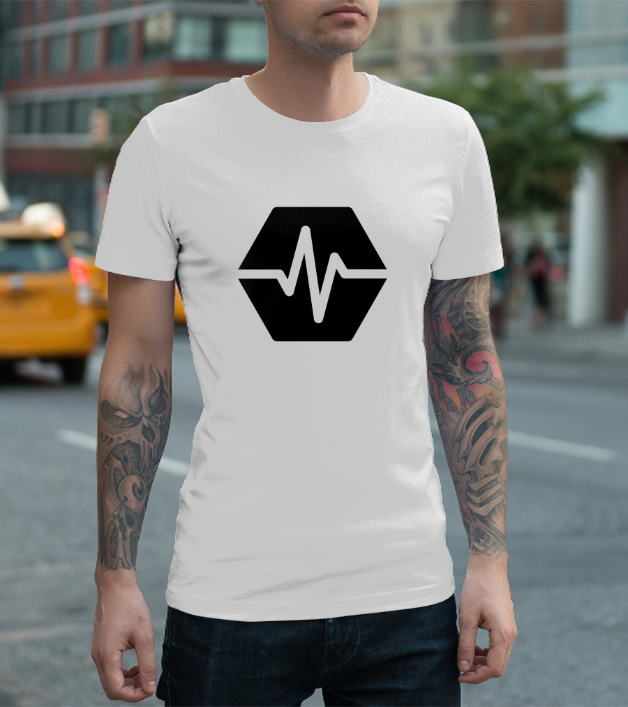 Stakerstoreus HEX PulseChain Logo Merch T-Shirt