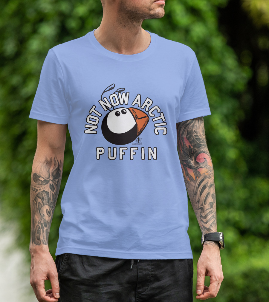 Not Now Arctic Puffin Mood Just Mike T-Shirt