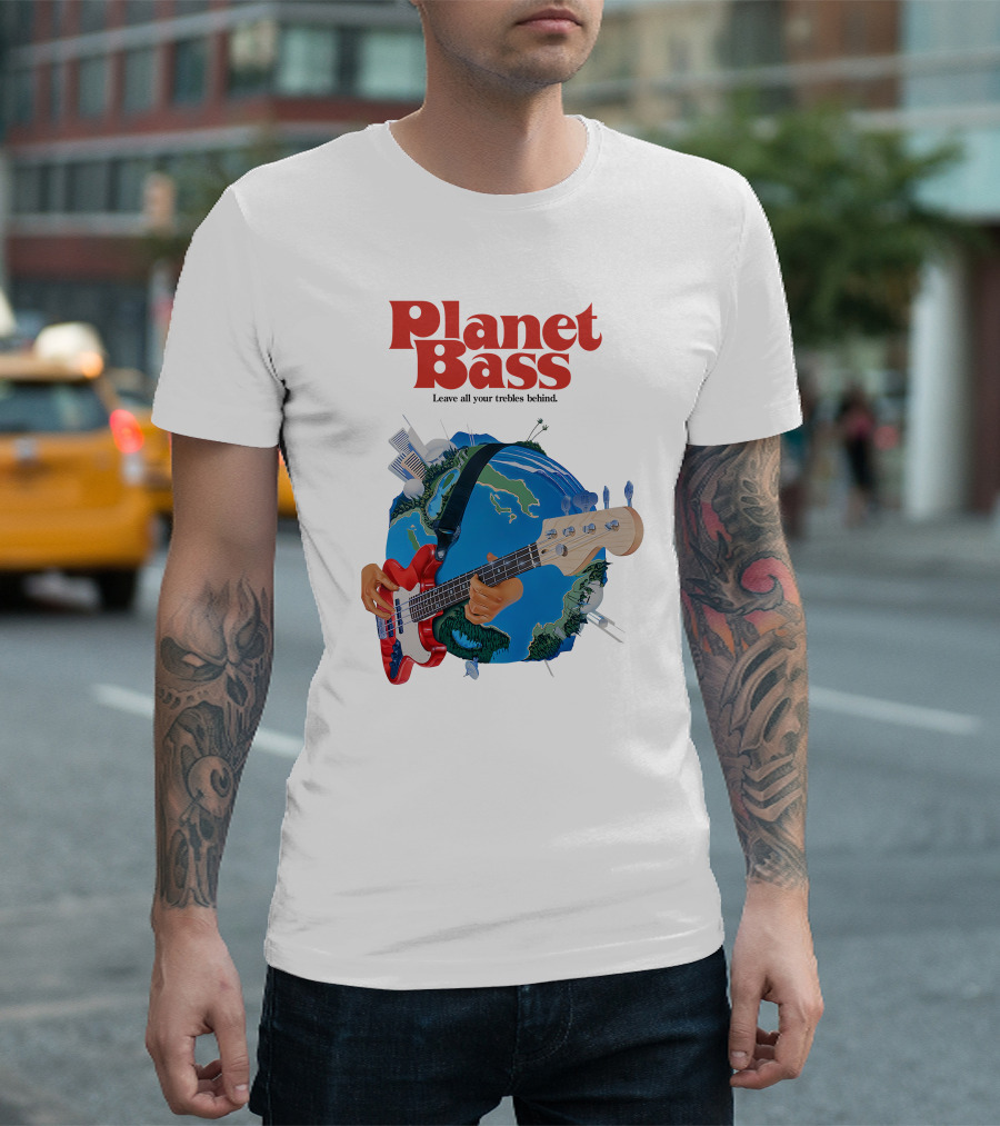 Planet Bass Leave All Your Trebles Behind T-Shirt