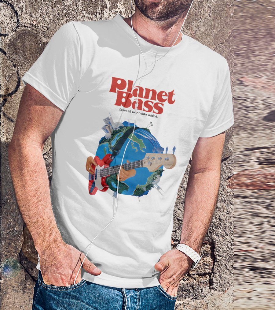 Planet Bass Leave All Your Trebles Behind T-Shirt