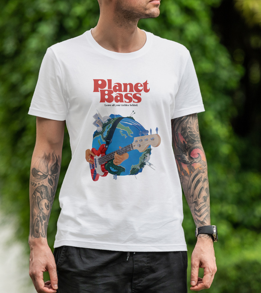 Planet Bass Leave All Your Trebles Behind T-Shirt