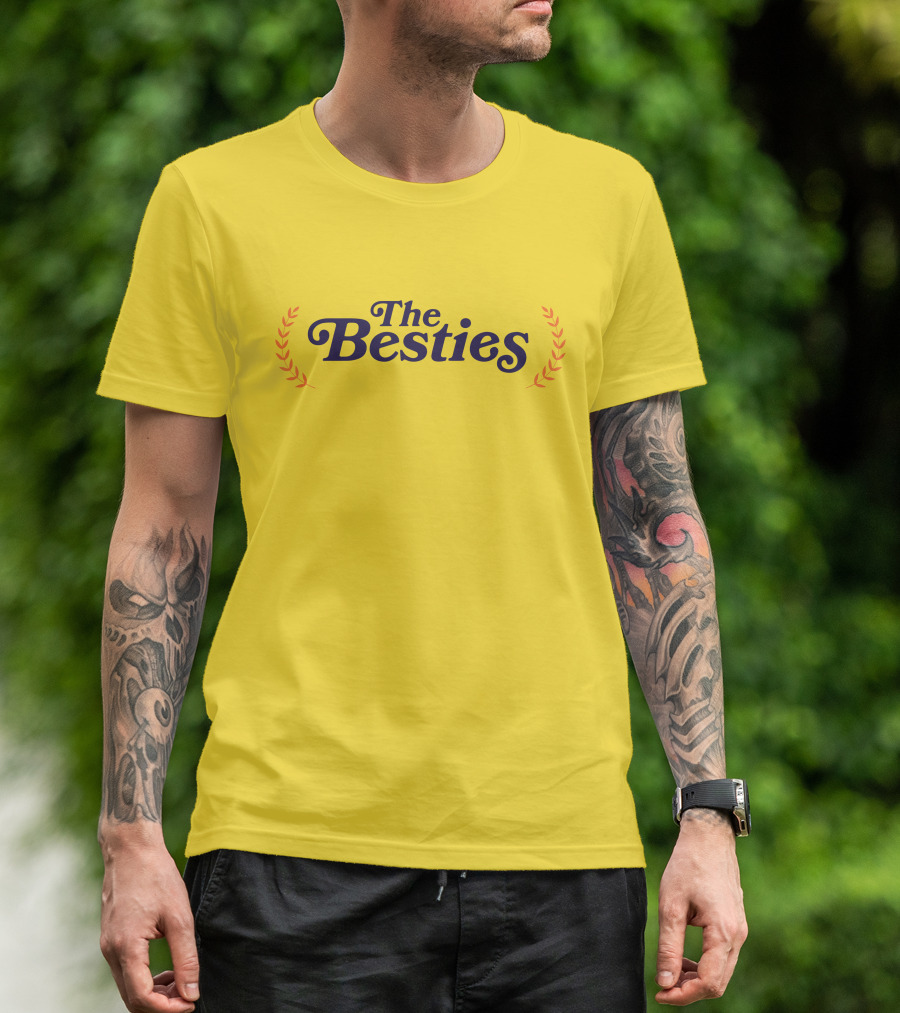 The Besties McElroy Merch Iconic Yellow Laurels T-Shirt