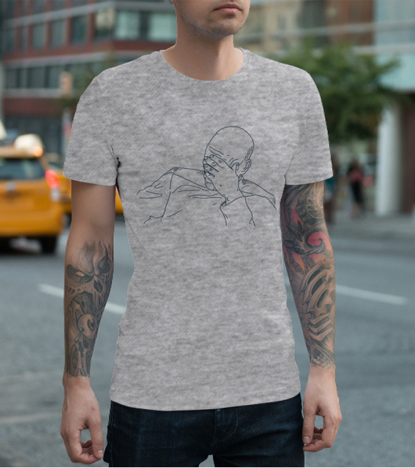 Star Trek The Next Generation Jean-Luc Picard Facepalm Line T-Shirt