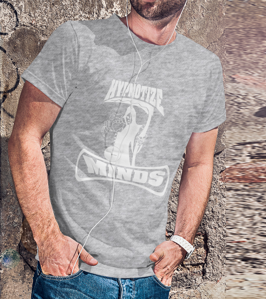 Three 6 Mafia Hypnotize Minds Grim Reaper Clock T-Shirt