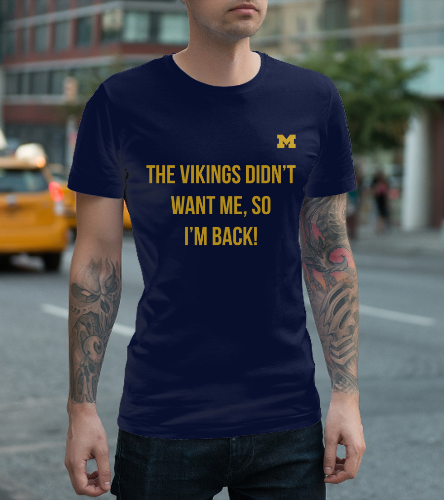 Spartans Jimbo The Vikings Didn't Want Me So I'm Back M T-Shirt