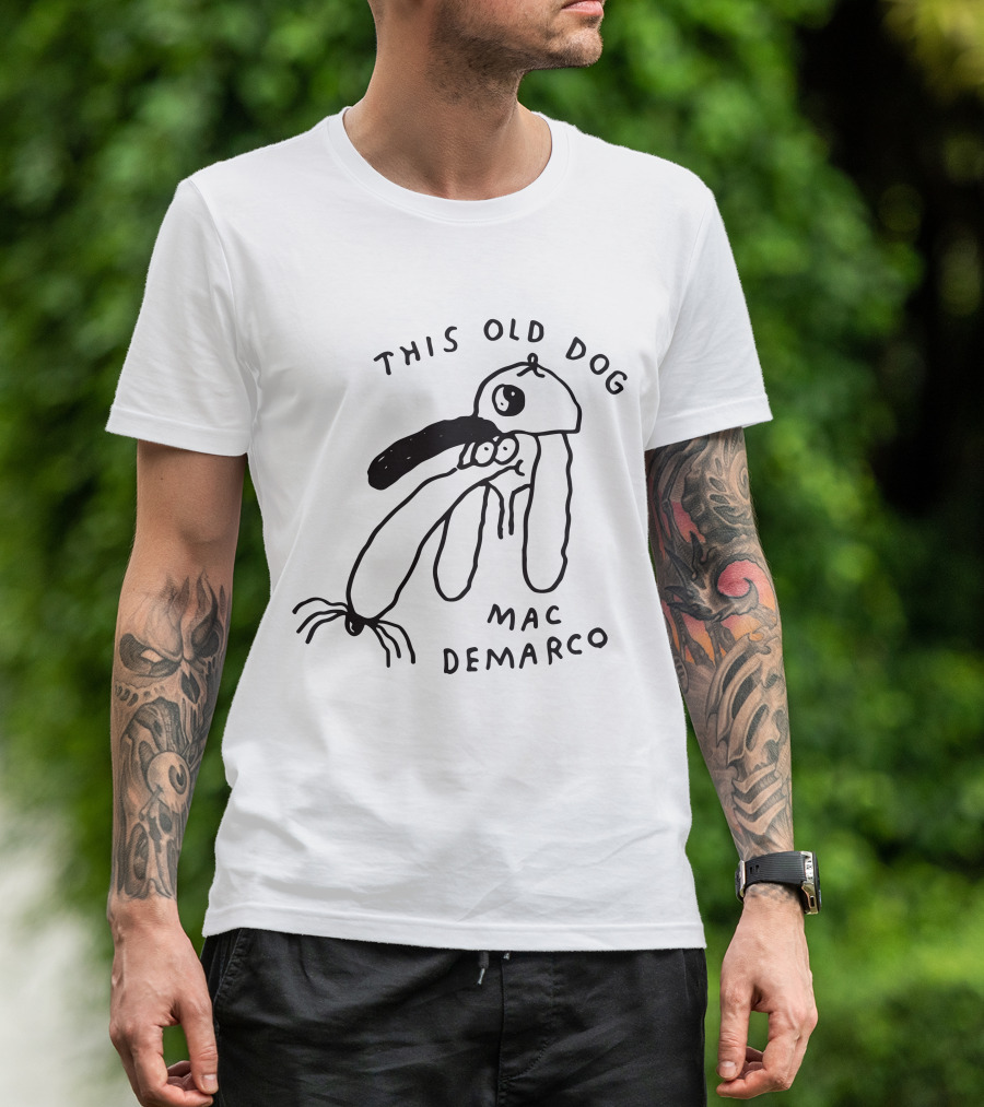 This Old Dog Mac Demarco Drawing T-Shirt