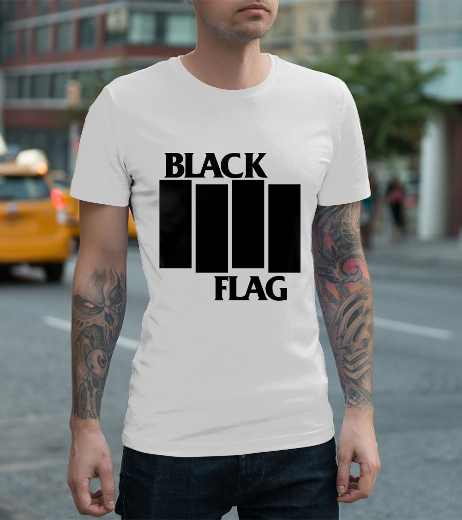 Bad Boy Chef John Goodman Black Flag T-Shirt