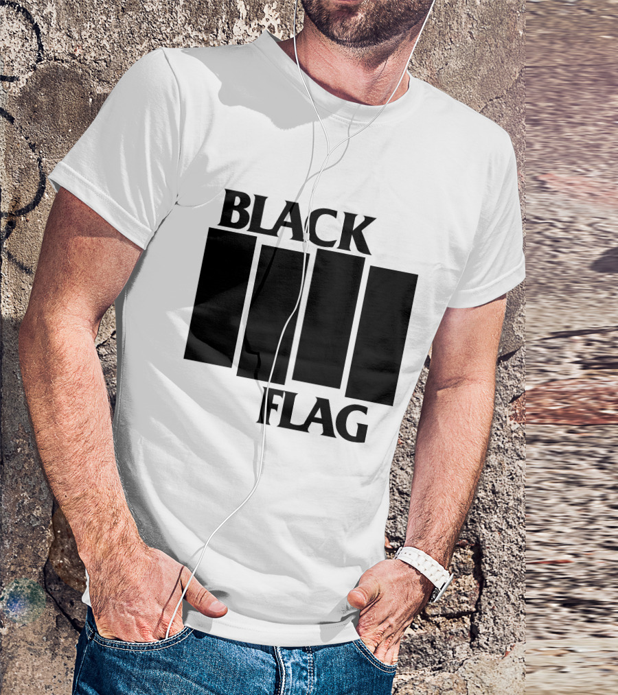 Bad Boy Chef John Goodman Black Flag T-Shirt
