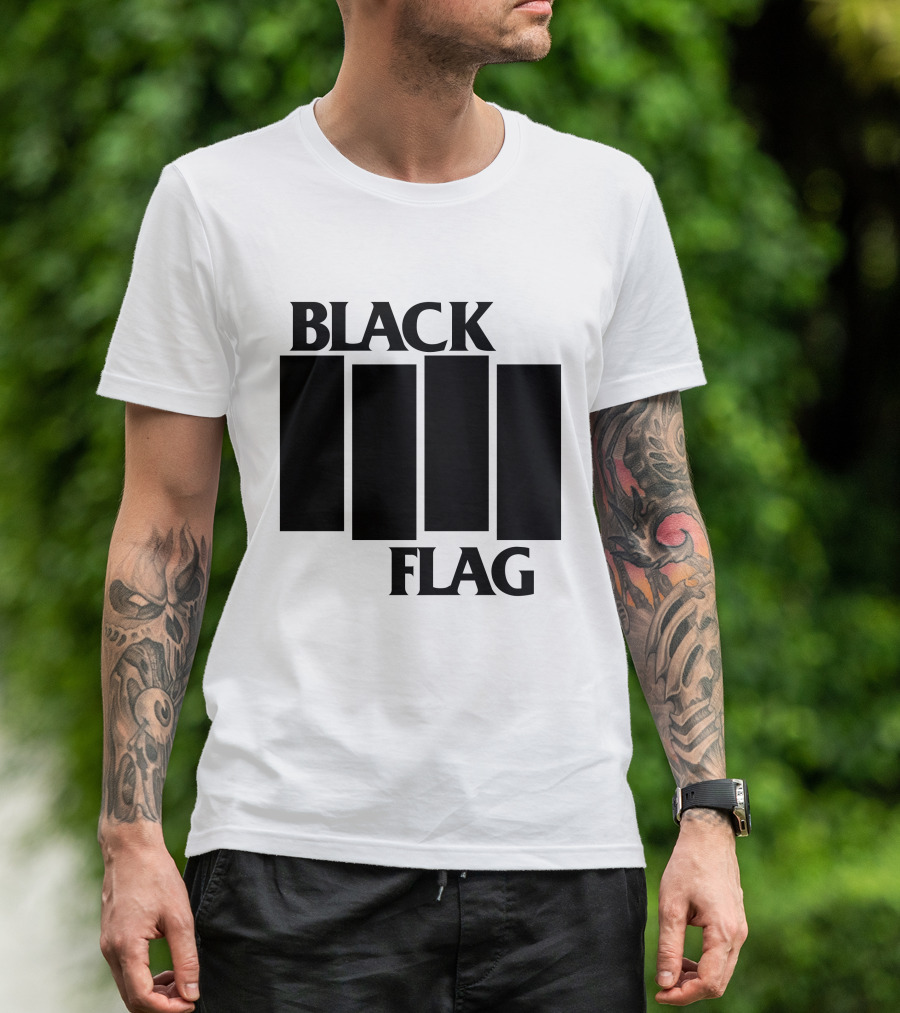Bad Boy Chef John Goodman Black Flag T-Shirt