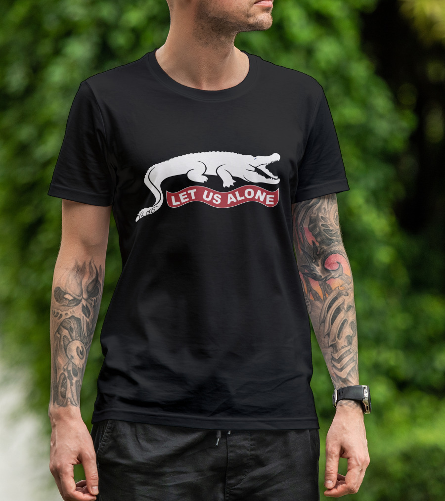 Ron DeSantis Let Us Alone Crocodile Emblem T-Shirt
