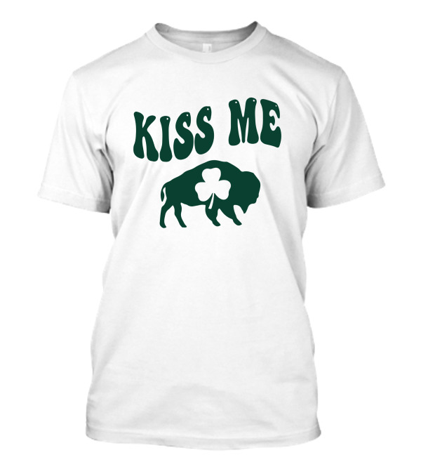 Kiss Me Buffalo Shamrock St. Patrick's Day T-Shirt