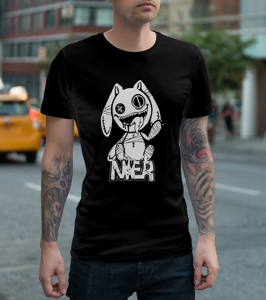 Nier Automata Scariest Rabbit Graphic Nier Tokyo Shop T-Shirt