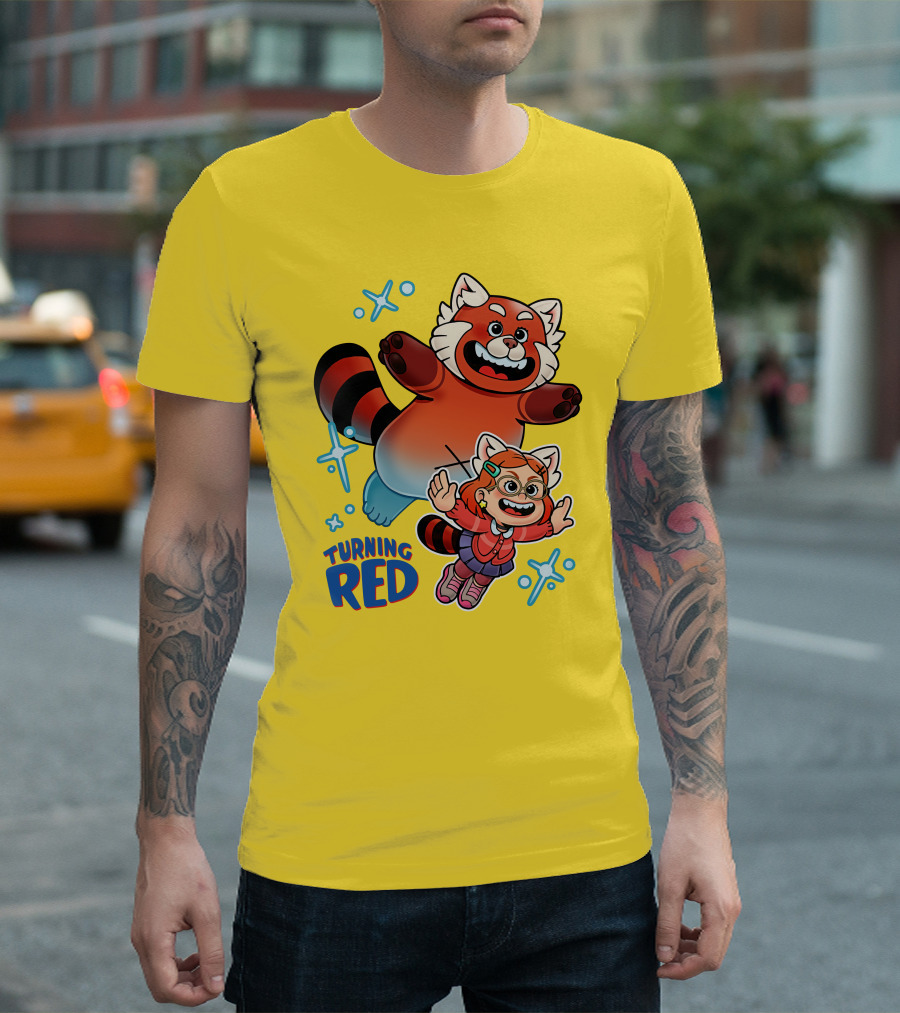 Turning Red Mario Bros 3 Redz The Artist T-Shirt