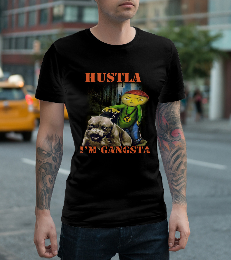 Hustla I'm Gangsta Vintage 90's Stewie MikeDiva T-Shirt