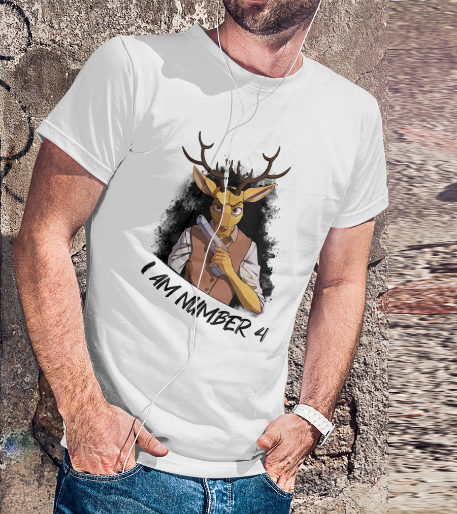 I Am Number 4 Deer Beastars Louis Luisthefoxxo T-Shirt