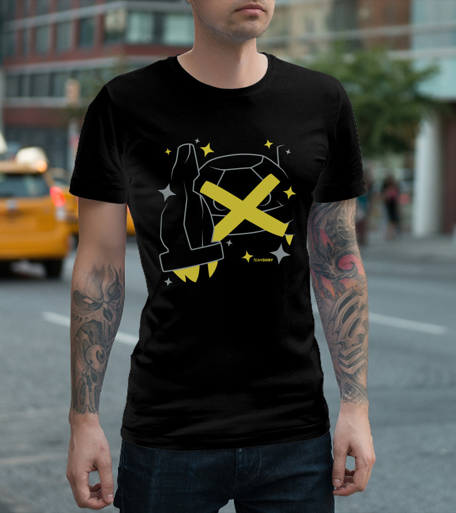 Adrive Merchland Team Shiny 376 Yellow X and Star T-Shirt