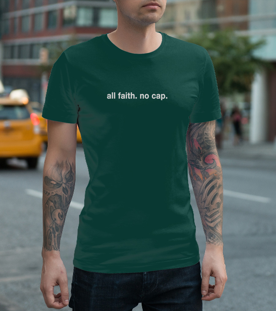 Frankie Luvu Panthers All Faith No Cap T-Shirt