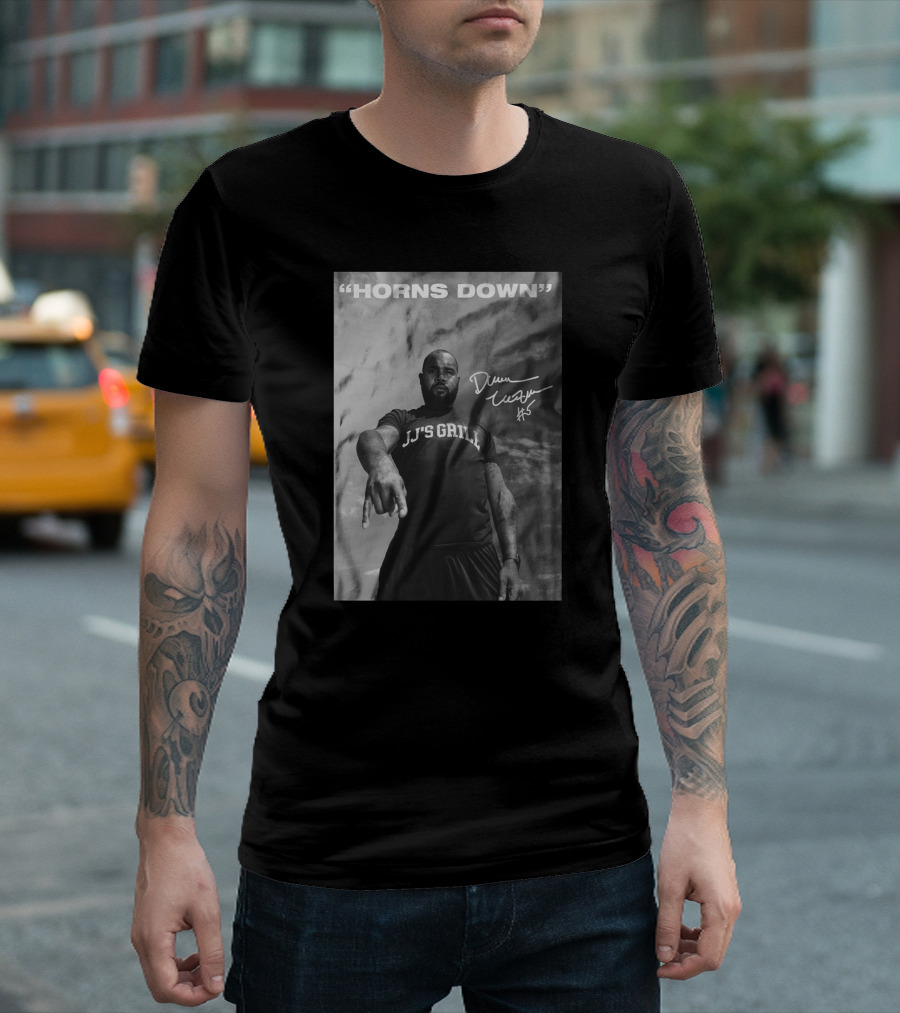 Storenvy Darren Mcfadden JJ's Grill Horns Down T-Shirt