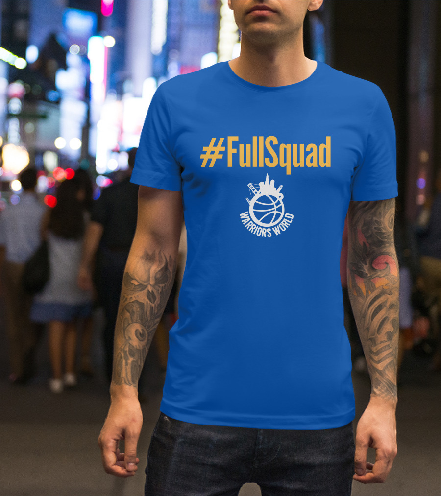 FullSquad Warriors World Basketball Skyline T-Shirt