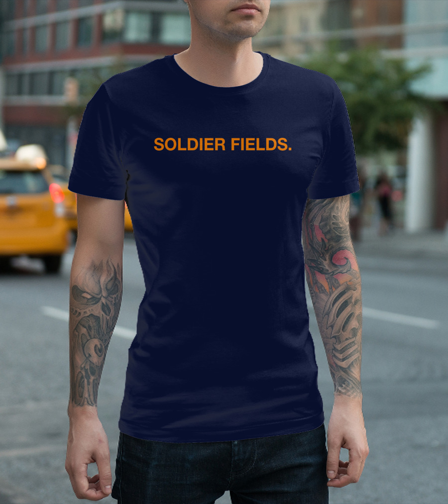 Soldier Fields Football Stadium Chicago Bears Inspiration T-Shirt