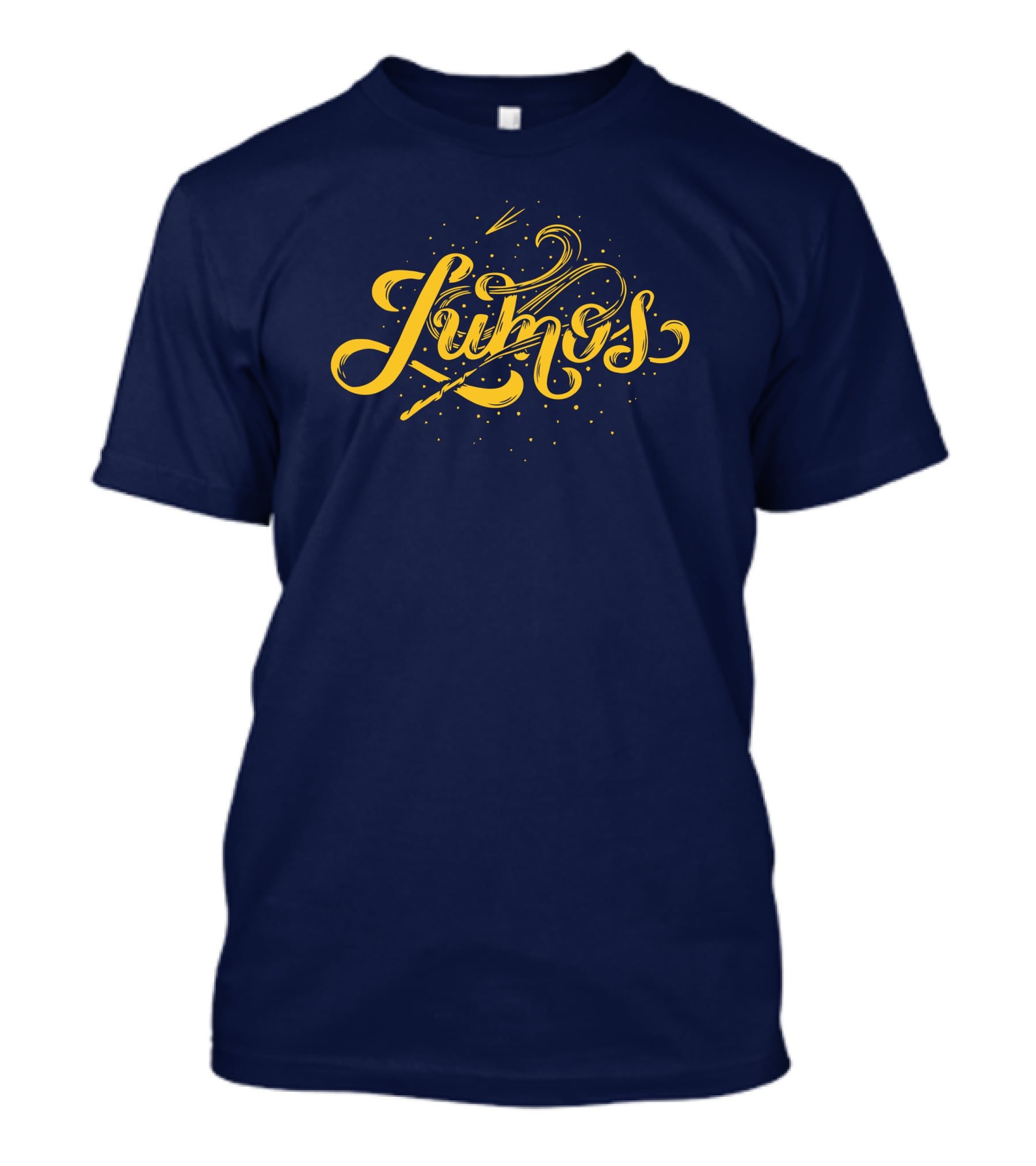 Lumos Foil Design By Jk Rowling Representing Wizardry Magic T-Shirt