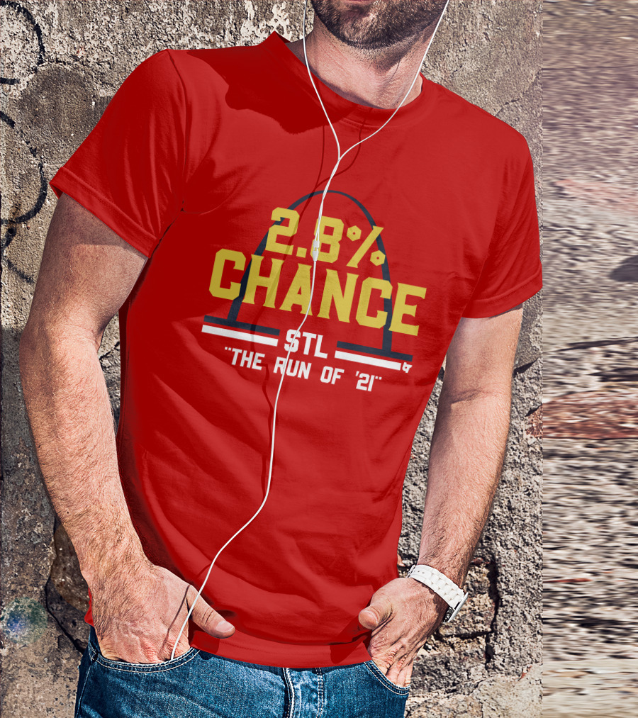 2.8% Chance STL The Run Of '21 T-Shirt