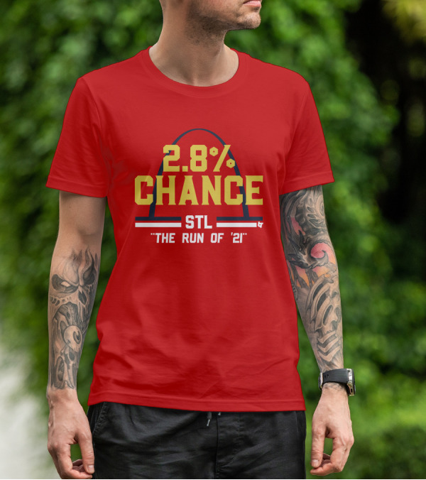 2.8% Chance STL The Run Of '21 T-Shirt