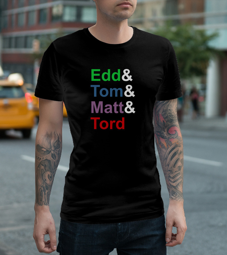 Eddsworld Store Edd and Tom and Matt and Tord Ampersand T-Shirt