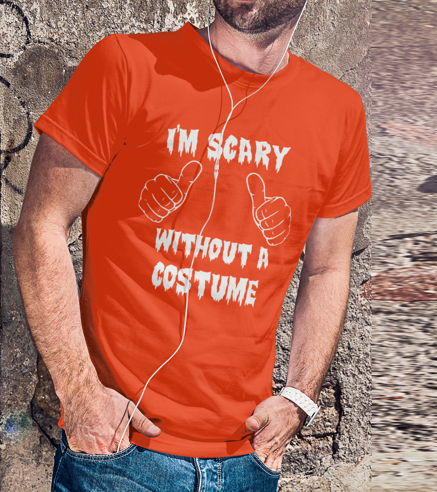 I'm Scary Without A Costume Thumbs Up Sinister Sidney T-Shirt