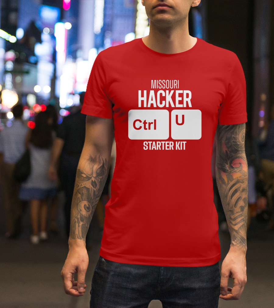 Missouri Hacker Ctrl U Starter Kit T-Shirt